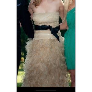 Tadashi Shoji strapless gown